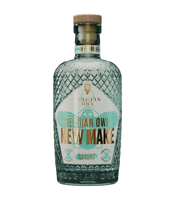 Belgian Owl New Make Barley Spirit, fles bij slijterij t Bockje in Bathmen