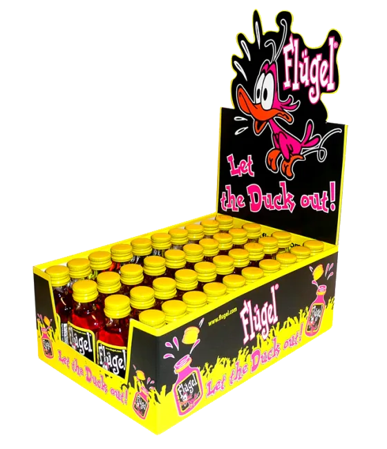 Flügel Vodka Energy 40-pack, fles bij slijterij t Bockje in Bathmen