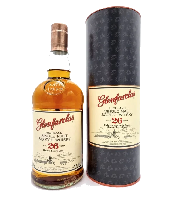 Glenfarclas 26 Years Old Oloroso Sherry Cask, fles bij slijterij t Bockje in Bathmen