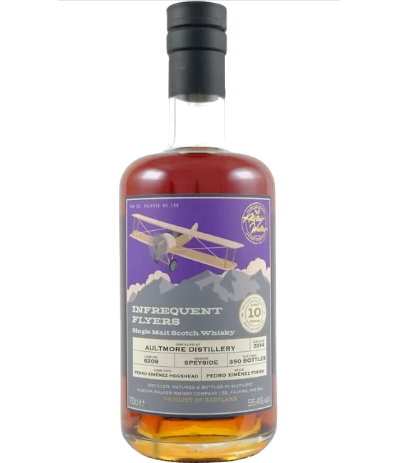 Infrequent Flyers Aultmore 10 Years Old 2014, fles bij slijterij t Bockje in Bathmen