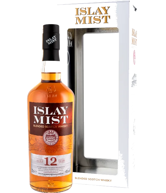 Islay Mist 12Y, fles bij slijterij t Bockje in Bathmen