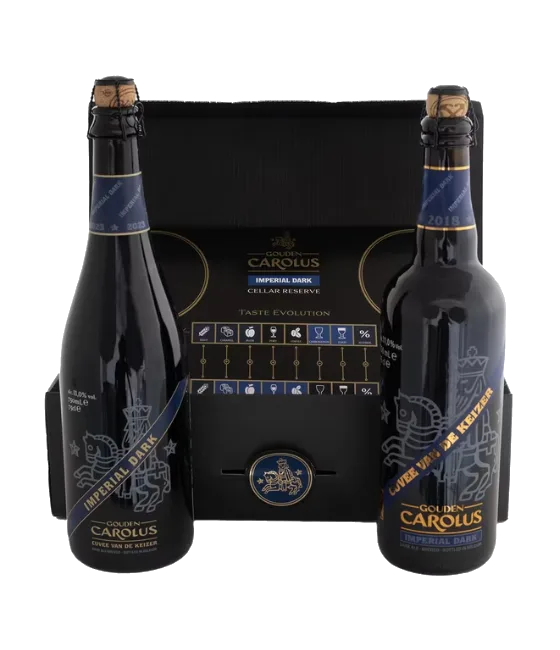 Gouden Carolus Imperial Dark Cellar Reserve Giftpack, fles bij slijterij t Bockje in Bathmen