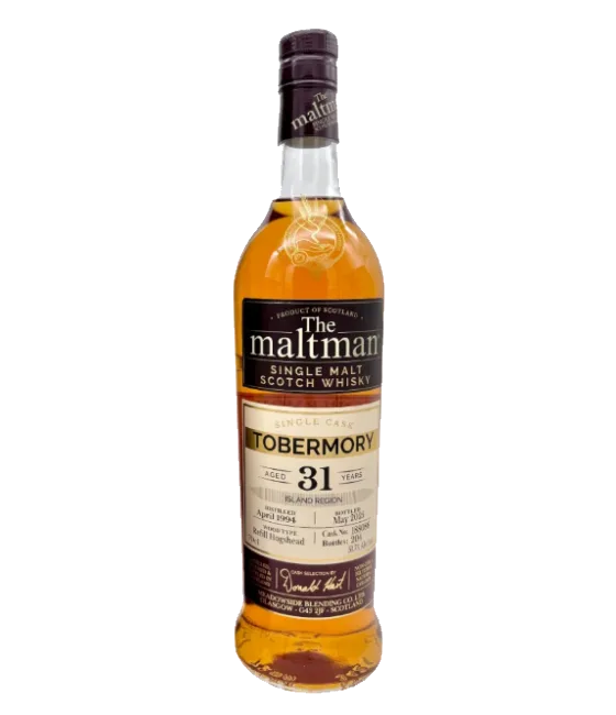 The Maltman Tobermory 31Y 1994 #188088, fles bij slijterij t Bockje in Bathmen