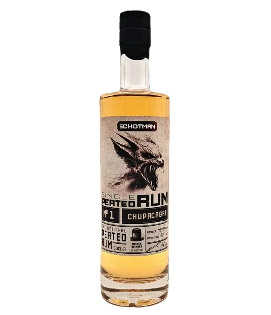 Schotman Single Peated Rum No:1 50 cl, fles bij slijterij t Bockje in Bathmen