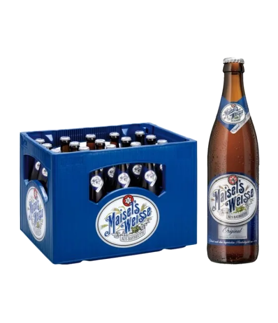 Maisel’s Weizen Krat 20x50cl., fles bij slijterij t Bockje in Bathmen