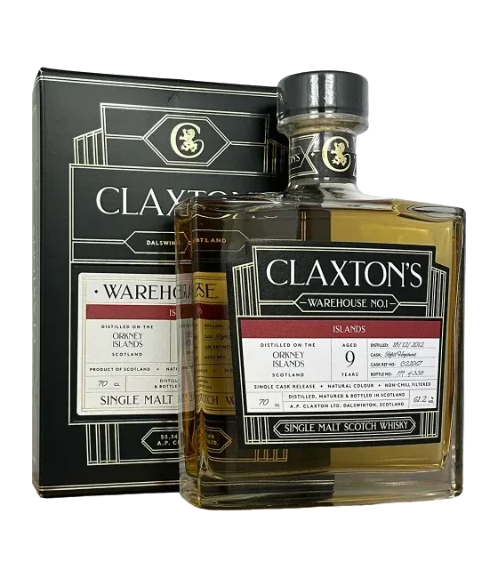 Claxton’s Warehouse No.1 Orkney 9 Years Old, fles bij slijterij t Bockje in Bathmen