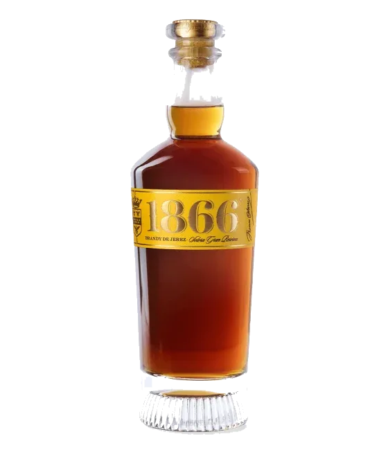 Osborne Brandy 1866, fles bij slijterij t Bockje in Bathmen