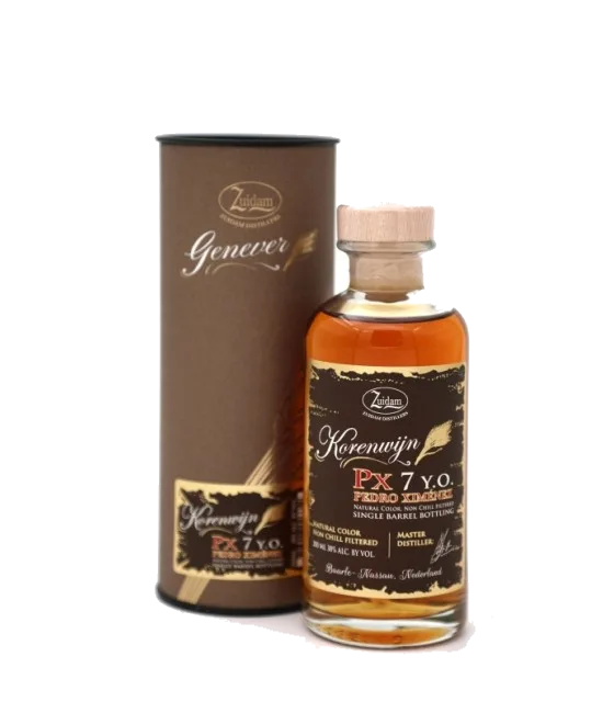Zuidam Korenwijn Pedro Ximenez 7 years old Single Barrel – 200 ml, fles bij slijterij t Bockje in Bathmen