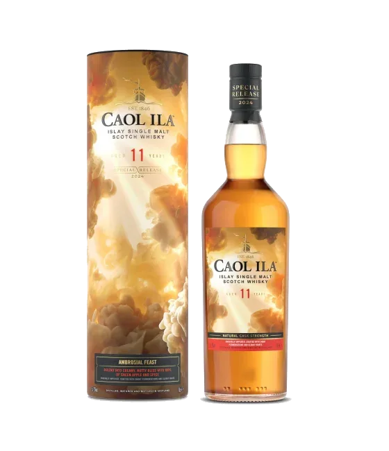 Caol Ila 11 Years Old Ambrosial Feast Special Release 2024, fles bij slijterij t Bockje in Bathmen