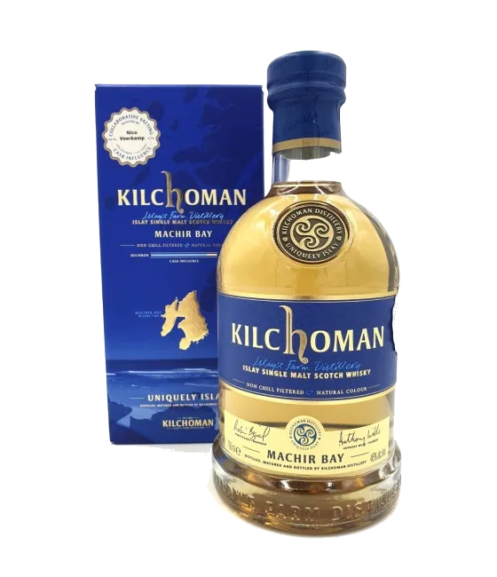 Kilchoman Machir BAY Collaborative Vatting, fles bij slijterij t Bockje in Bathmen
