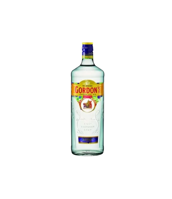 Gordon’s Dry Gin, fles bij slijterij t Bockje in Bathmen