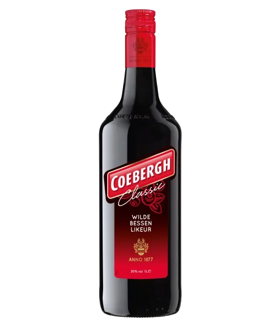 Coebergh Classic Wilde Bessenlikeur, fles bij slijterij t Bockje in Bathmen
