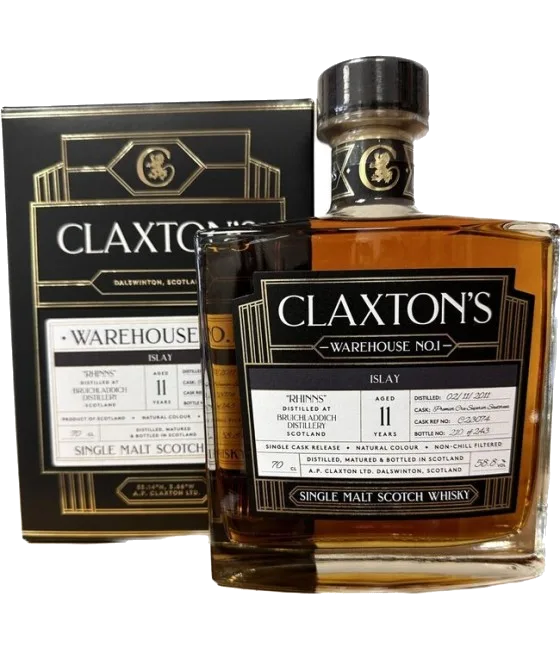 Claxton’s Warehouse No.1 Bruichladdich 11 YO Islay