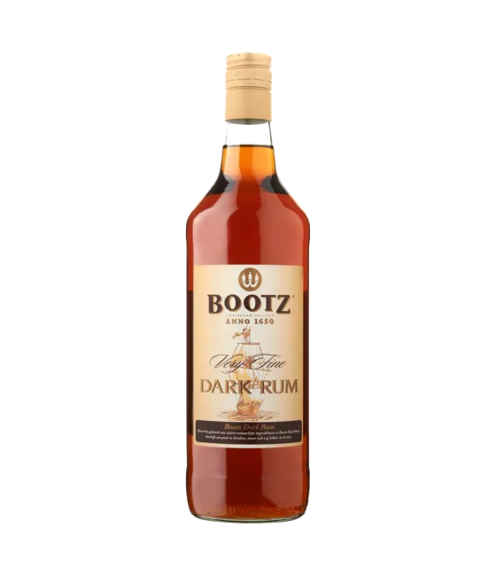 Bootz Rum Dark, fles bij slijterij t Bockje in Bathmen