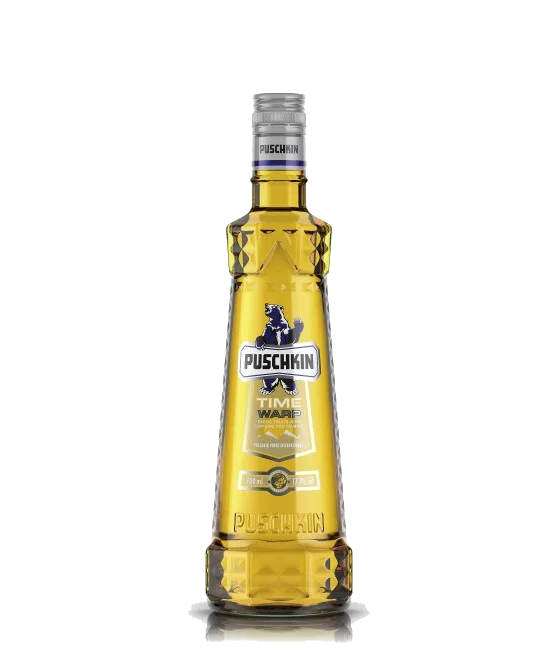 Puschkin Time Warp, fles bij slijterij t Bockje in Bathmen