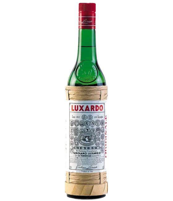 Luxardo Maraschino, fles bij slijterij t Bockje in Bathmen
