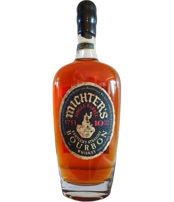 Michter’s Single Barrel 10 Years Old Bourbon, fles bij slijterij t Bockje in Bathmen