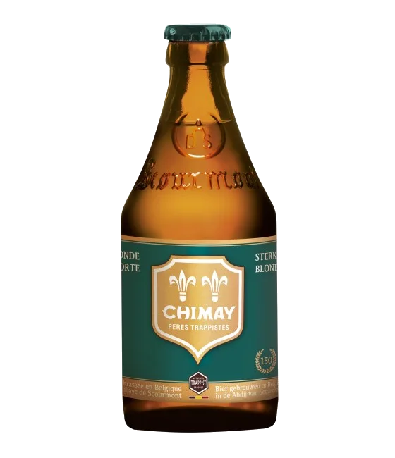 Chimay 150 Sterk Blond Groen, fles bij slijterij t Bockje in Bathmen