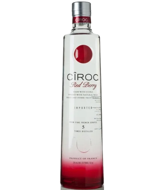 Ciroc Red Berry, fles bij slijterij t Bockje in Bathmen