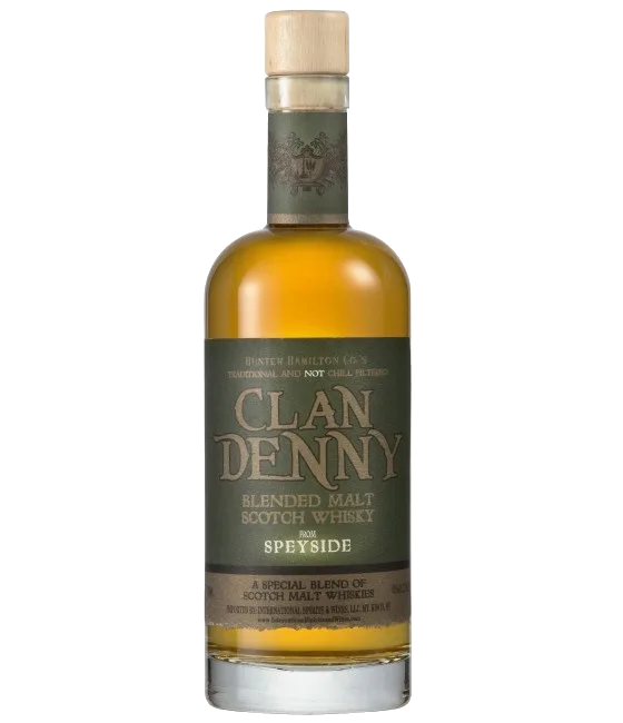 Clan Denny Blended Malt, fles bij slijterij t Bockje in Bathmen