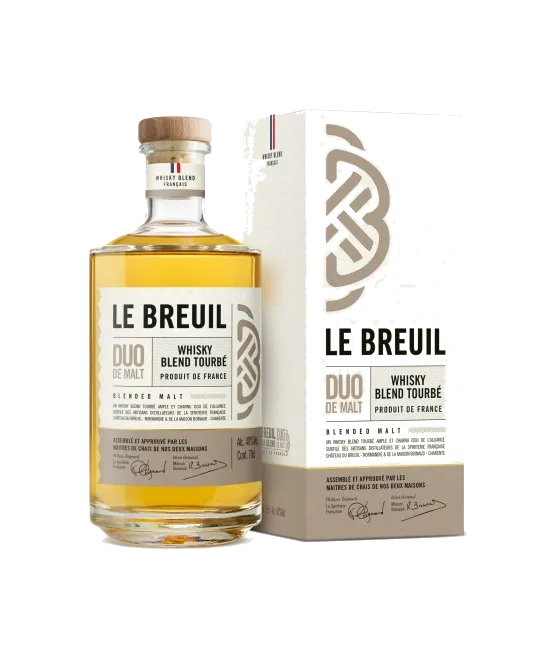 Château du Breuil Le Breuil Duo De Malt Blend Tourbé, fles bij slijterij t Bockje in Bathmen