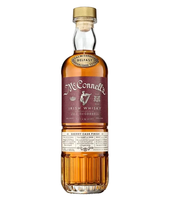 McConnell’s Irish whiskey Sherry Cask, fles bij slijterij t Bockje in Bathmen