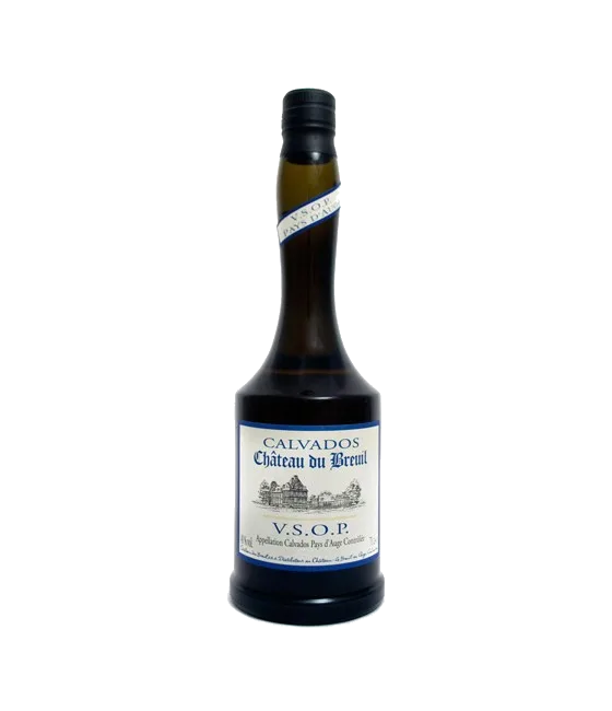 Château du Breuil Calvados VSOP, fles bij slijterij t Bockje in Bathmen