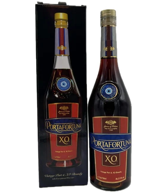Portafortuna XO, fles bij slijterij t Bockje in Bathmen