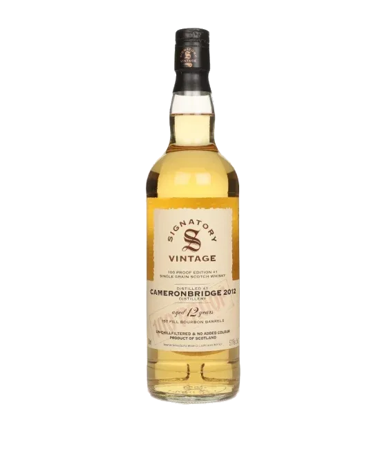 Signatory Cameronbridge 2012 100 PROOF #1, fles bij slijterij t Bockje in Bathmen