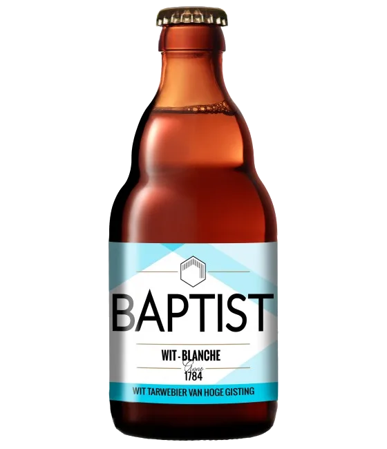 Baptist Wit, fles bij slijterij t Bockje in Bathmen