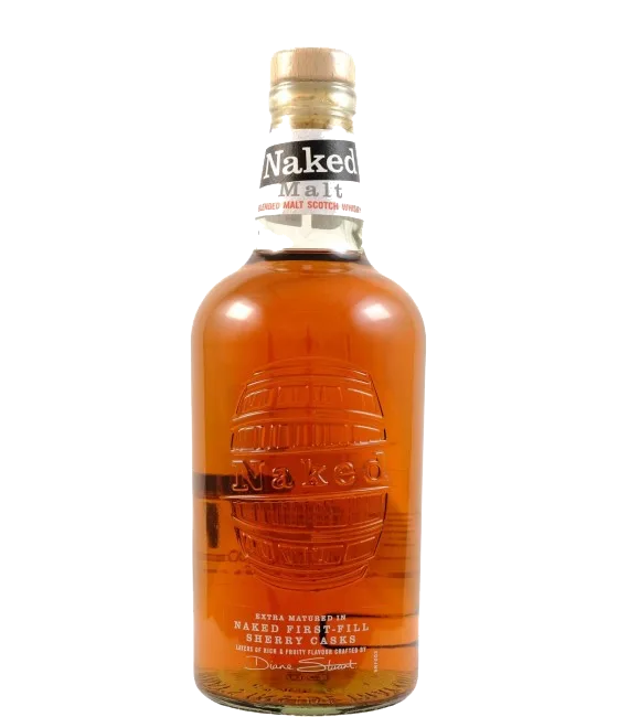 The Naked Malt Whisky, fles bij slijterij t Bockje in Bathmen