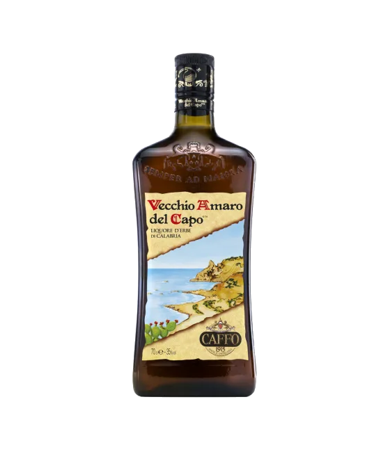 Vecchio Amaro del Capo, fles bij slijterij t Bockje in Bathmen