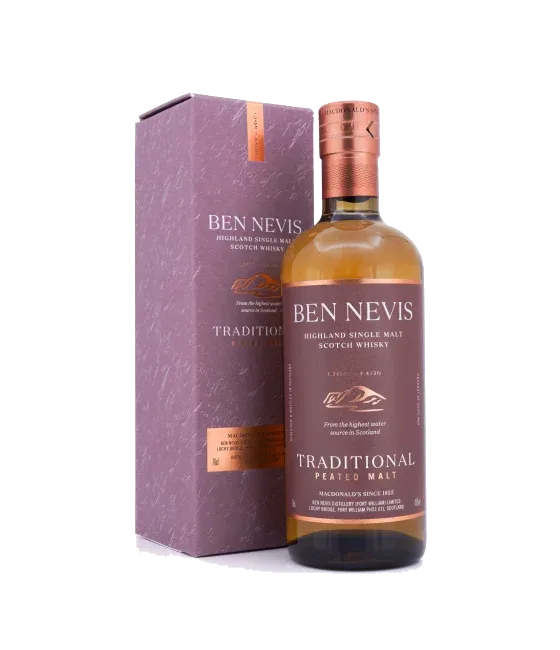 Ben Nevis Traditional Peated Malt, fles bij slijterij t Bockje in Bathmen