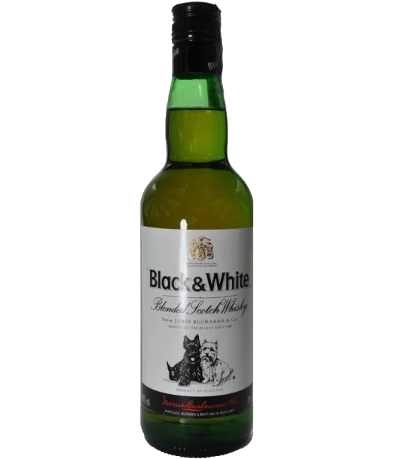 Black & White, fles bij slijterij t Bockje in Bathmen