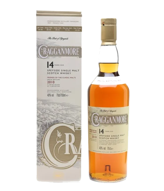 Cragganmore 14 Years Old Friends Of The Classic Malts 2010, fles bij slijterij t Bockje in Bathmen