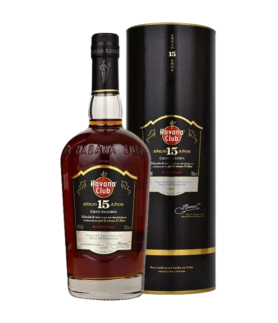 Havana Club Añejo 15 Años Gran Reserva, fles bij slijterij t Bockje in Bathmen