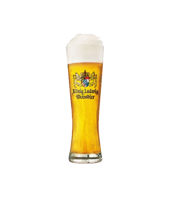 Konig Ludwig Weissbier glas 50 CL, fles bij slijterij t Bockje in Bathmen