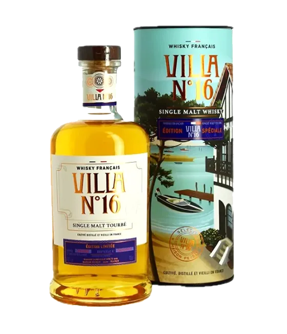 Villa n°16 Tourbé Whisky Français Edition Speciale, fles bij slijterij t Bockje in Bathmen