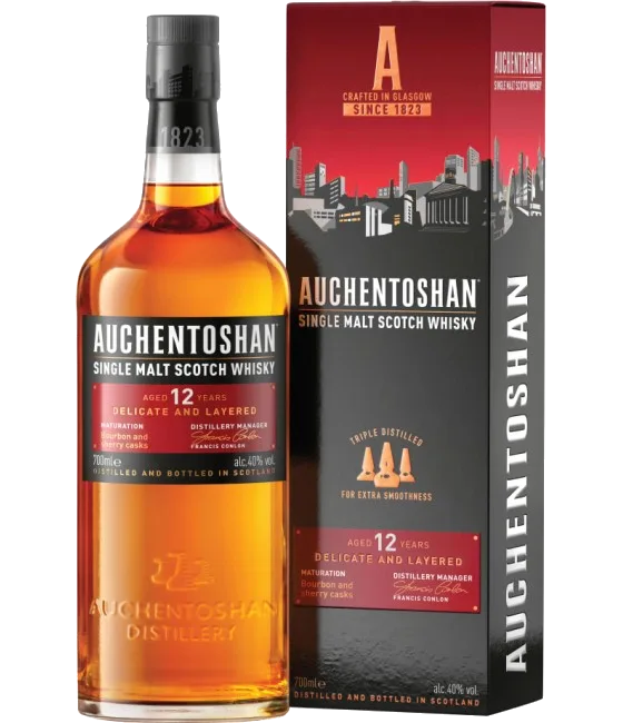 Auchentoshan 12 Years, fles bij slijterij t Bockje in Bathmen