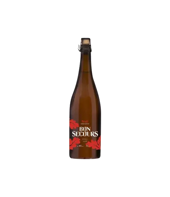 Brasserie Caulier Bon Secours Blonde de Noël, fles bij slijterij t Bockje in Bathmen