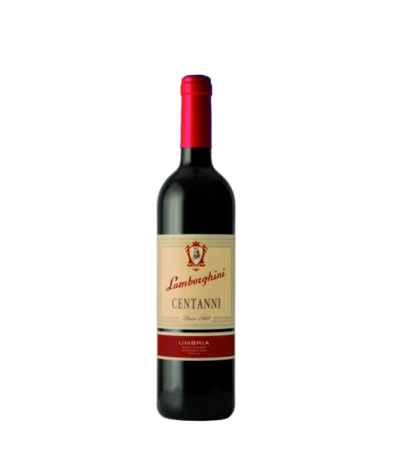 Lamborghini – Centanni Rosso Umbria IGT, fles bij slijterij t Bockje in Bathmen