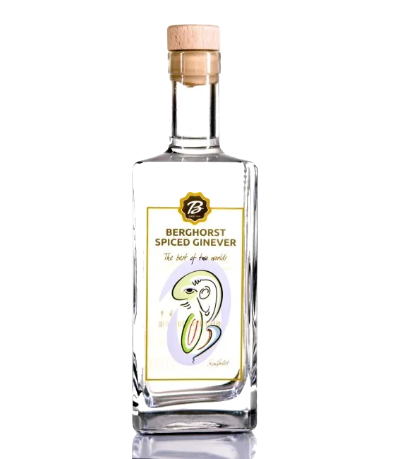 Berghorst Spiced Ginever, fles bij slijterij t Bockje in Bathmen