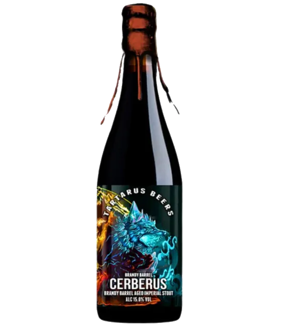 Cerberus Brandy Barrel Aged Imperial Stout, fles bij slijterij t Bockje in Bathmen