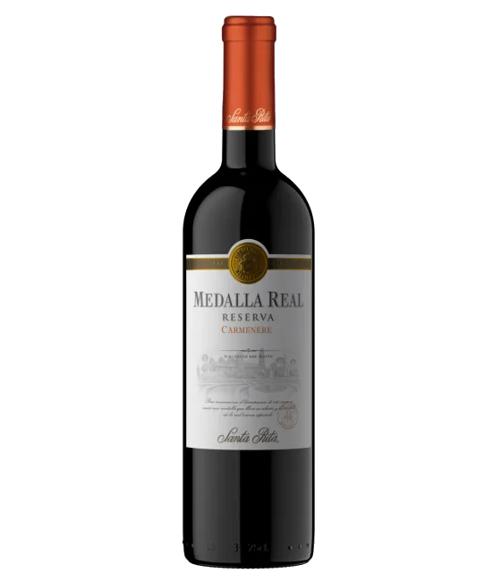 Medalla Real Reserva Carmenere, fles bij slijterij t Bockje in Bathmen