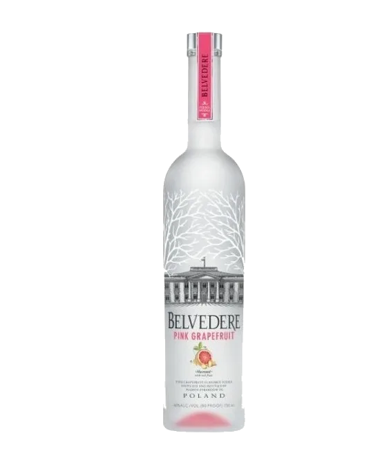 Belvedere Pink Grapefruit, fles bij slijterij t Bockje in Bathmen