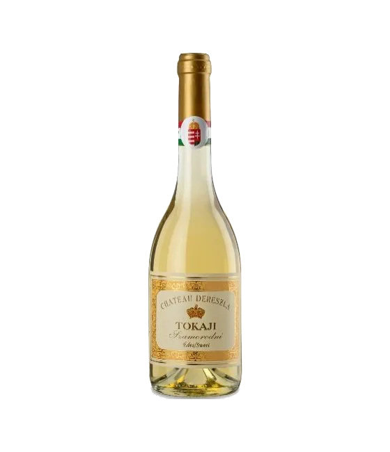 Château Dereszla Szamorodni Tokaji, fles bij slijterij t Bockje in Bathmen