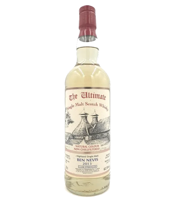 The Ultimate Ben Nevis 7Y 2013 Cask Strength, fles bij slijterij t Bockje in Bathmen