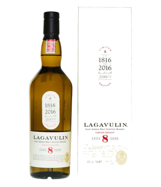 Lagavulin 8 Years Old Limited Edition 200th Anniversary, fles bij slijterij t Bockje in Bathmen
