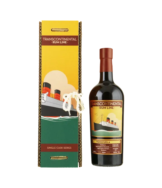 Transcontinental Rum Venezuela 2008, fles bij slijterij t Bockje in Bathmen