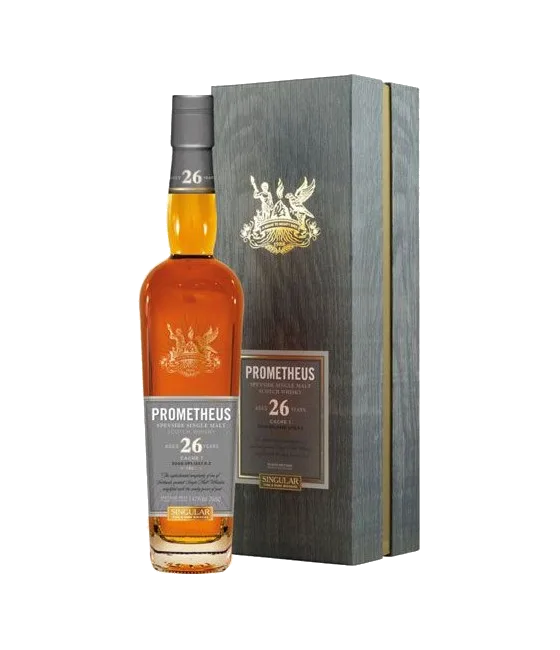 Prometheus 26 Years Old Vintage 1988 Single Malt Whisky 1 Th Release 2015, fles bij slijterij t Bockje in Bathmen